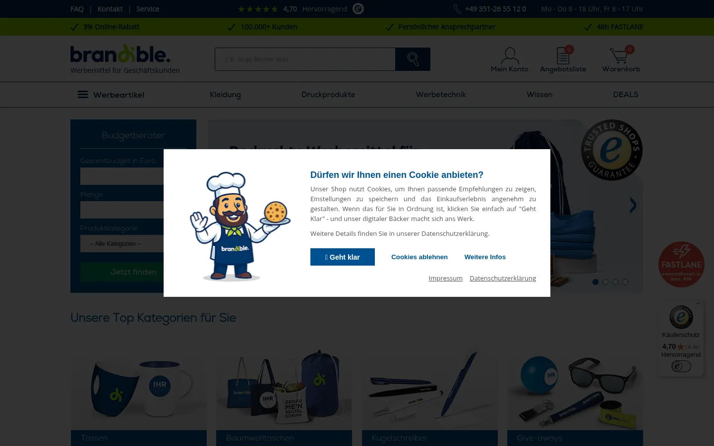 Screenshot https://brandible.de/