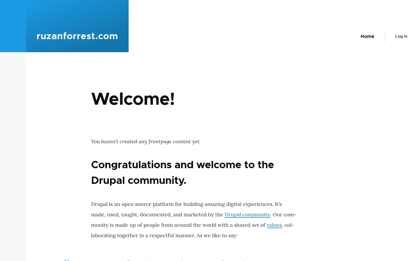 Screenshot https://ruzanforrest.com/