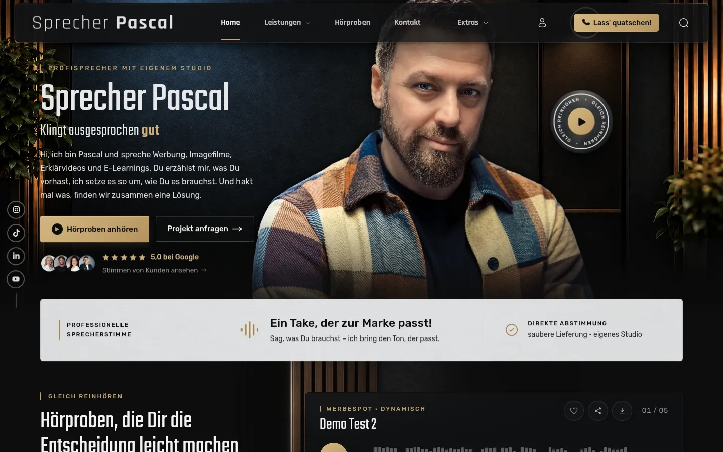 Screenshot https://dev.sprecher-pascal.de/